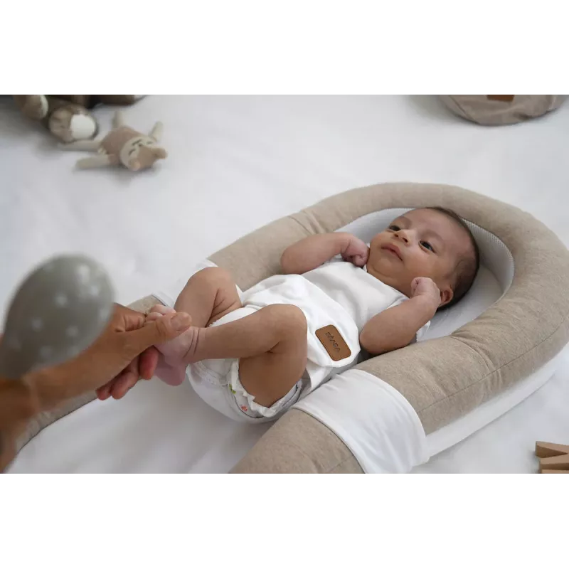 Beaba Kokon Baby Nest 0-3 Monate Cocoony Heather Clay