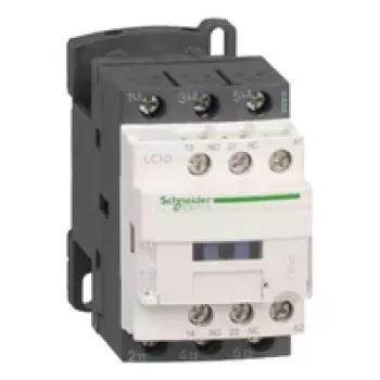 APC Schneider Electric LC1D12BD TeSys D Schütz, 3P, 12A AC-3, 24V DC-Spule, 1NO+1NC Hilfskontakte, Schraubklemmen