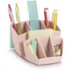 CEP Office Solution Mineral Schreibtisch-Organizer 8 Fächer Puderrosa Polystyrol Rechteckig 143 x 158 mm
