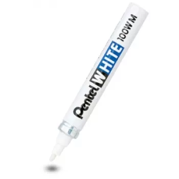 Pentel Permanent Marker 100 W M Weiß