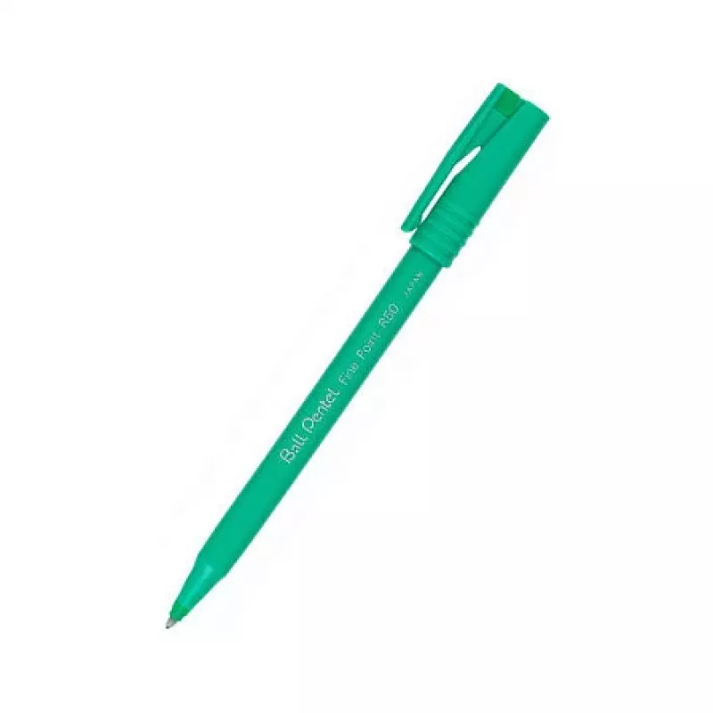 Pentel R50 Retractable Rollerball Pen - Grün - 0,8 mm - Beidhändig