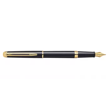 WATERMAN Hémisphère Kugelschreiber - Blau lackiert - Chrom-Akzente - Mittlere Spitze - Blaue Tinte