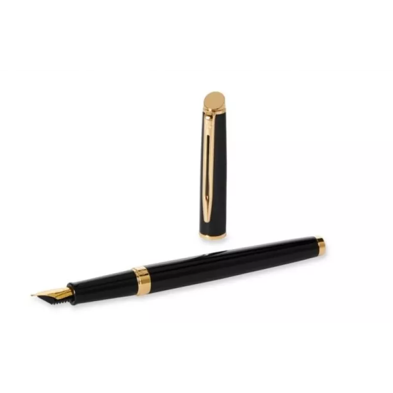 WATERMAN Hémisphère Kugelschreiber - Blau lackiert - Chrom-Akzente - Mittlere Spitze - Blaue Tinte