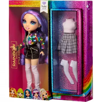 MGA Rainbow High Style Icons Puppe – Violet