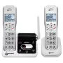Geemarc AMPLIDECT 595-2 U.L.E Duo Schnurlostelefon mit 2 Mobilteilen - Basisstation - Ladeschale