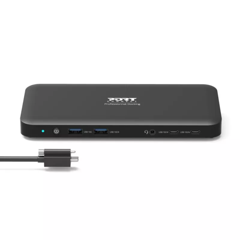 PORT Designs USB-C Office Dock - 3x 4K EU Screw Cable