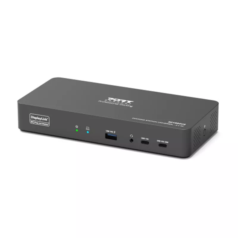 PORT Designs Universal USB-C Docking Station mit 2x 4K Display Support