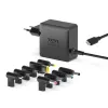 PORT Designs GaN 65W USB-C Netzteil - Universelles Ladegerät - EU-Stecker - Schwarz