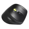 PORT Designs PORT Connect Professional ERGO SHAPE Wireless Rechargeable Mouse - Right-Handed - Optical - 5 Buttons - 2,4 GHz, Bluetooth - USB Receiver