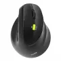 PORT Designs PORT Connect Professional ERGO SHAPE Wireless Rechargeable Mouse - Right-Handed - Optical - 5 Buttons - 2,4 GHz, Bluetooth - USB Receiver