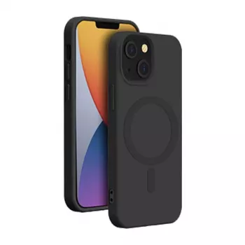 Bigben Interactive Soft Case mit MagSafe für Apple iPhone 14, Schwarz