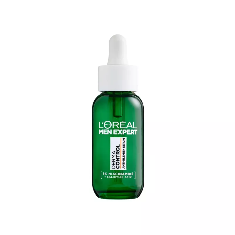 L'Oreal Men Expert Derma Control Serum gegen Hautunreinheiten mit Niacinamid 30 ml