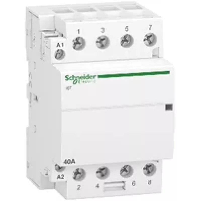 APC Schneider Electric A9C20844 Impulsrelais, 2-polig, 40 A, 230-240 V AC, DIN-Schiene, mehrfarbig