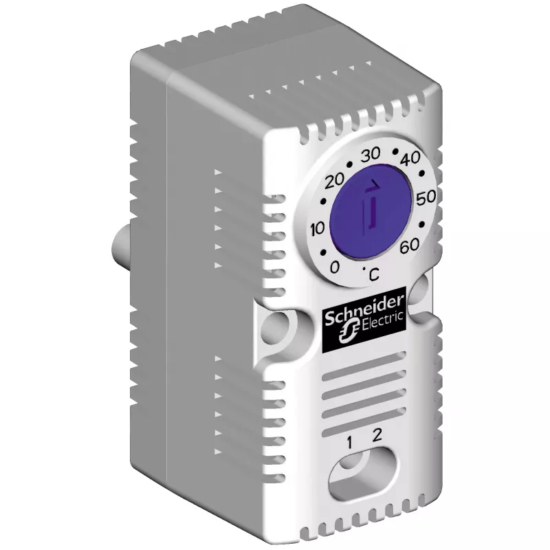 APC NSYCCOTHO Thermostat für Schaltschränke, NC, 0-60°C, Hutschiene, Grau
