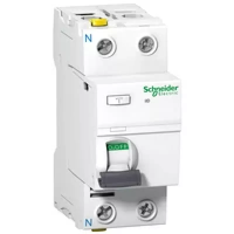 Schneider Electric A9Z21240 Acti9 iID Fehlerstrom-Schutzschalter (RCCB) 2P 40A 30mA Typ A 220-240V AC IP20 Weiß