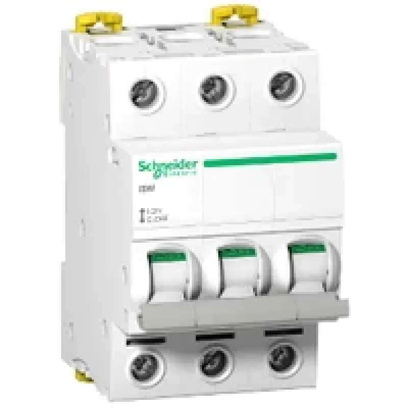 Schneider Electric Acti9 iSW A9S65363 3-poliger Trennschalter 63A 400V AC Weiß