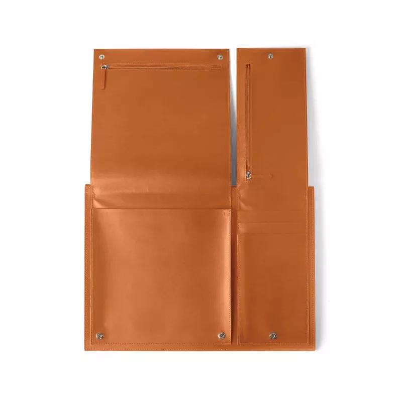 Lexon Flat Laptop Briefcase 14 inch Braun LN2503M