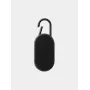 Lexon Mino T Tragbarer Bluetooth-Lautsprecher mit Ladestation und Karabiner, Schwarz