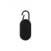 Lexon Mino T Tragbarer Bluetooth-Lautsprecher mit Ladestation und Karabiner, Schwarz