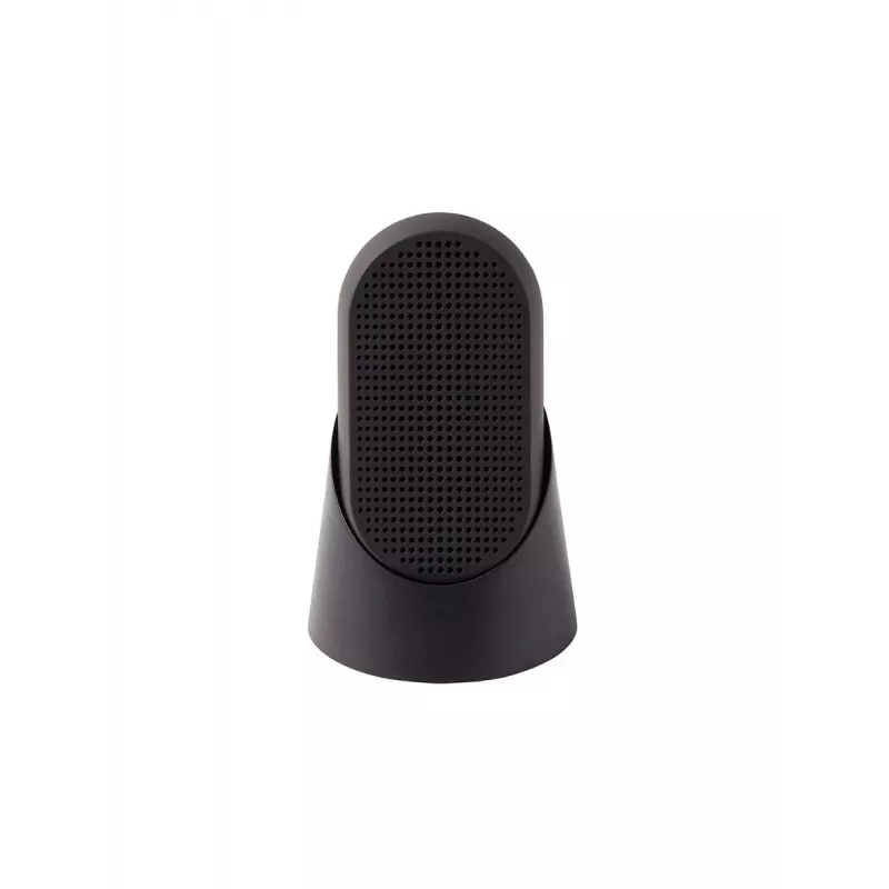 Lexon Mino T Tragbarer Bluetooth-Lautsprecher mit Ladestation und Karabiner, Schwarz