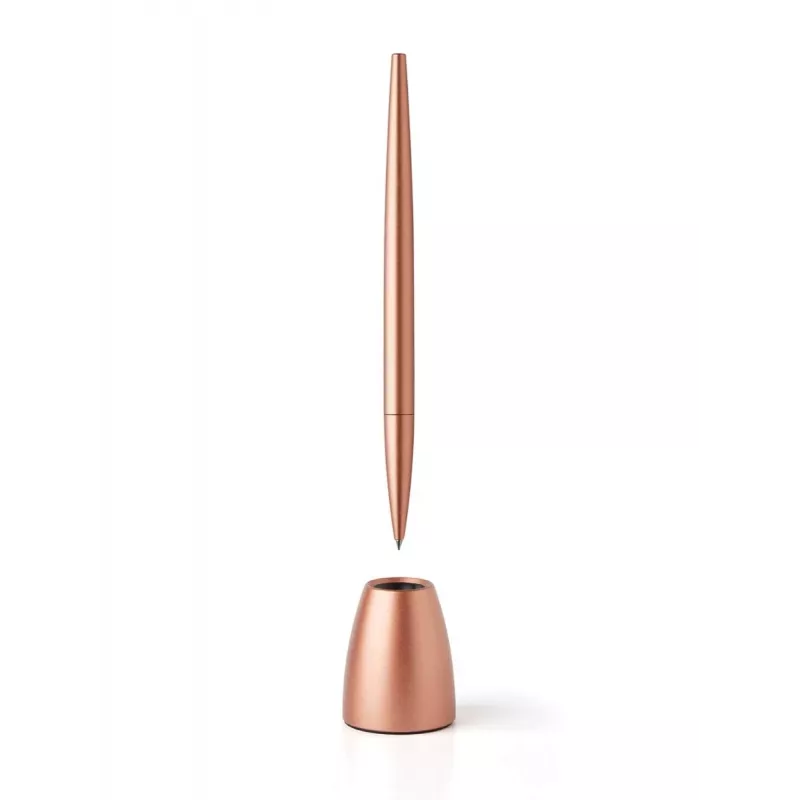 Lexon Scribalu Kugelschreiber mit Basis Soft Gold LS64P1