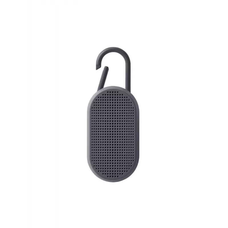 Lexon Mino T Waterproof Speaker mit Standfuß und Karabiner Grau LA124G