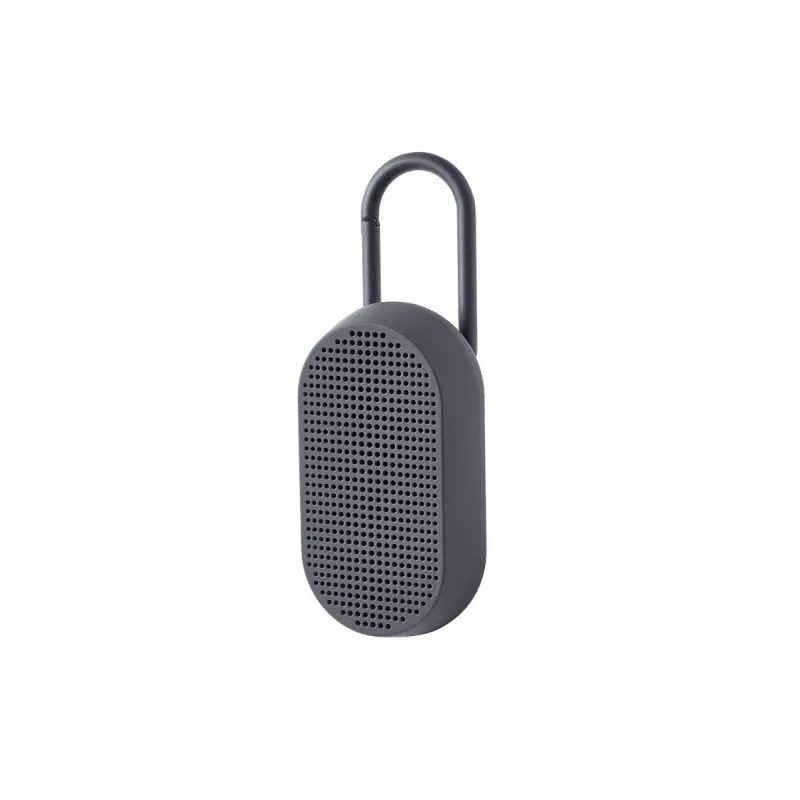 Lexon Mino T Waterproof Speaker mit Standfuß und Karabiner Grau LA124G