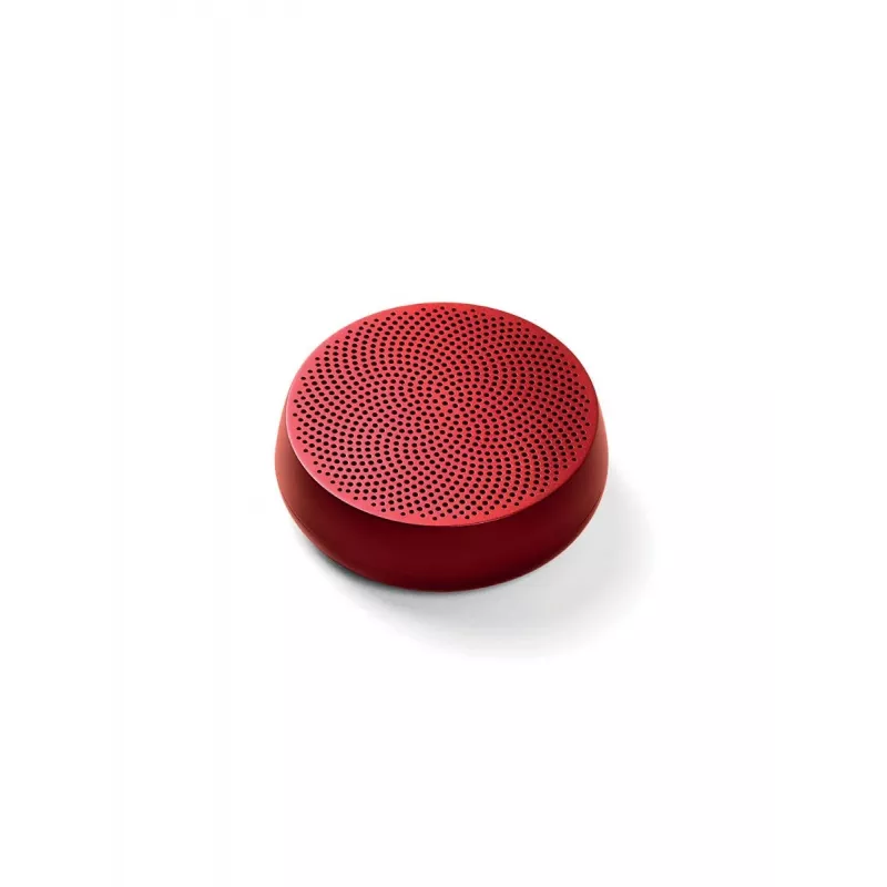 Lexon Mino+ L Tragbarer Bluetooth-Lautsprecher, Aluminium, Rot