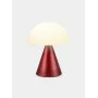 Lexon Mina Audio L LED-Lampe mit Bluetooth-Lautsprecher Dunkelrot LH76DR