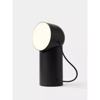 Lexon Orbe tragbare LED-Lampe Schwarz LH88N