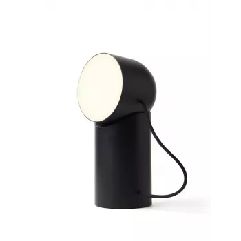 Lexon Orbe tragbare LED-Lampe Schwarz LH88N