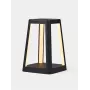 LEXON Lantern LED-Lampe mit kabellosem Ladegerät Schwarz LH94N
