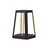 LEXON Lantern LED-Lampe mit kabellosem Ladegerät Schwarz LH94N