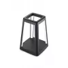 LEXON Lantern LED-Lampe mit kabellosem Ladegerät Schwarz LH94N