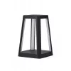 LEXON Lantern LED-Lampe mit kabellosem Ladegerät Schwarz LH94N