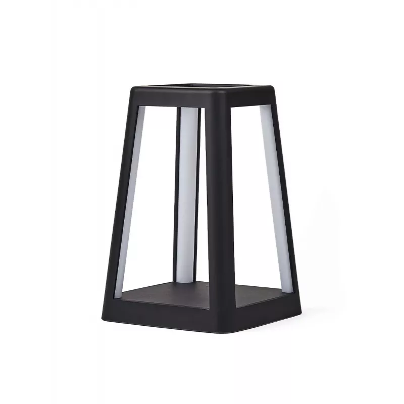 LEXON Lantern LED-Lampe mit kabellosem Ladegerät Schwarz LH94N