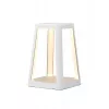 Lexon Lantern LED-Lampe mit kabellosem Ladegerät Weiß LH94W