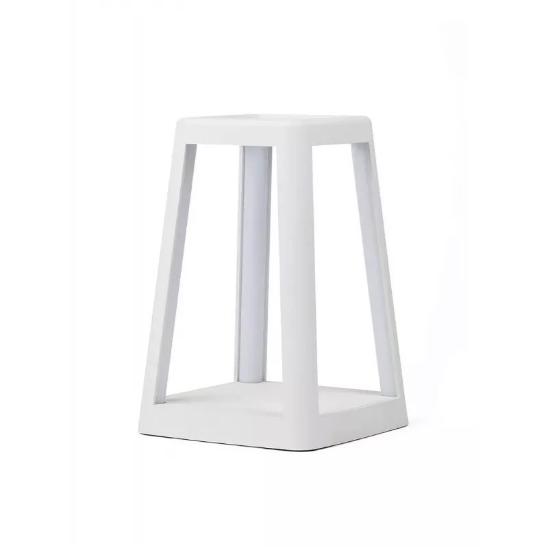 Lexon Lantern LED-Lampe mit kabellosem Ladegerät Weiß LH94W