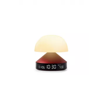 Lexon Mina Sunrise Wecker mit Aufwachlicht, Rot LR153DR
