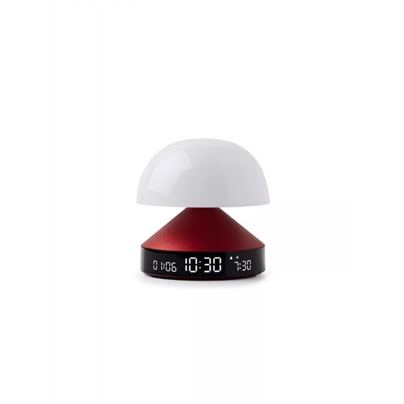 Lexon Mina Sunrise Wecker mit Aufwachlicht, Rot LR153DR