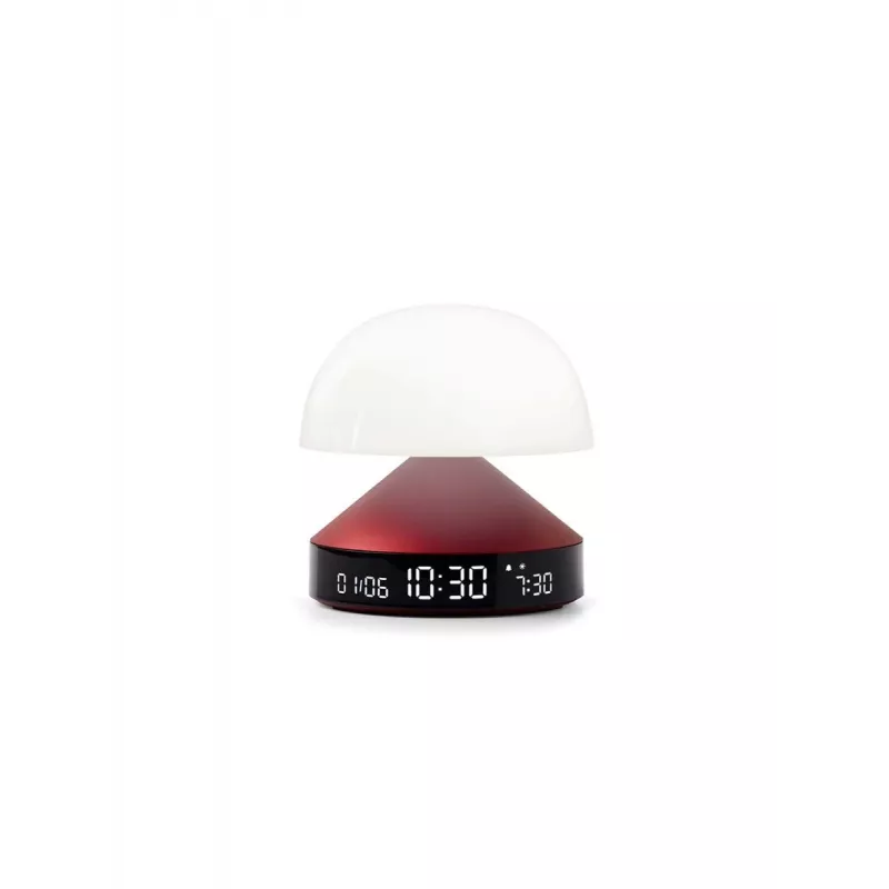 Lexon Mina Sunrise Wecker mit Aufwachlicht, Rot LR153DR