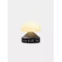 Lexon Mina Sunrise Wecker mit Lampe, Gun Metal / Dark Grey, LR153MX