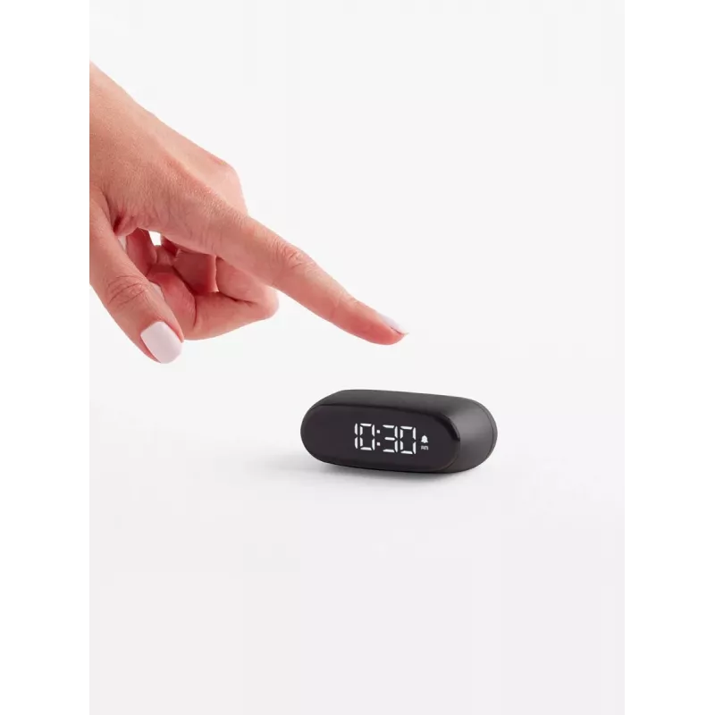 Lexon Minut Mini Alarm Clock Black