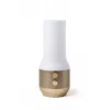 LEXON Terrace+ 3-in-1 LED-Lampe, Bluetooth-Lautsprecher, Powerbank 2000 mAh, Gold LA134D