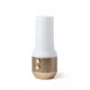 LEXON Terrace+ 3-in-1 LED-Lampe, Bluetooth-Lautsprecher, Powerbank 2000 mAh, Gold LA134D