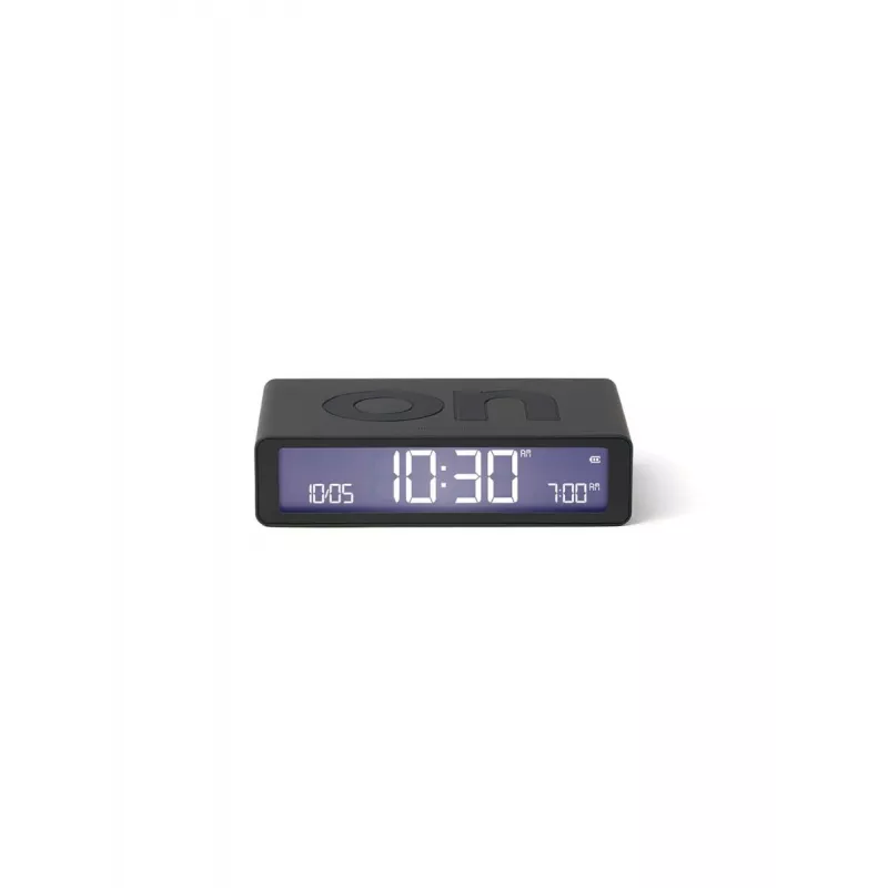 Lexon Flip Classic Alarm Clock Dark Grey LR157G3