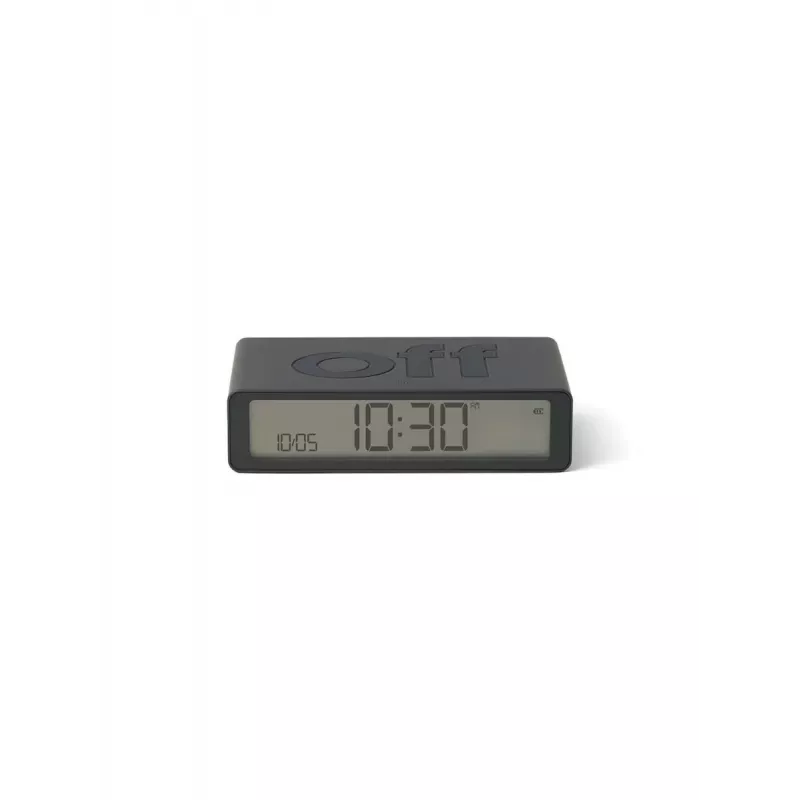 Lexon Flip Classic Alarm Clock Dark Grey LR157G3