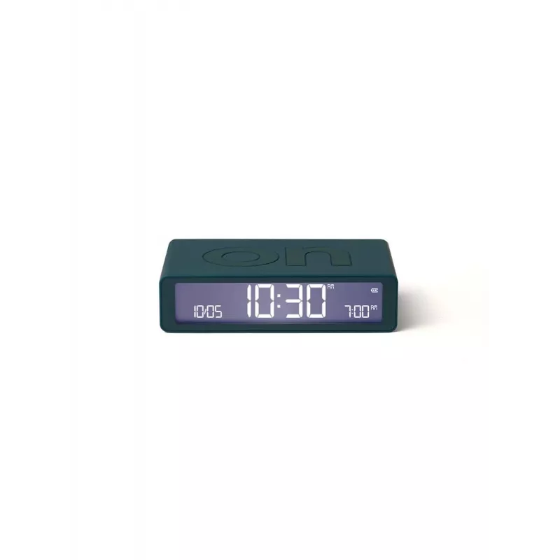 Lexon Flip Classic Alarm Clock Dual-Sided Duck Blue LR157BF9