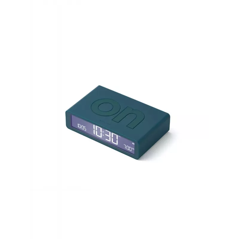 Lexon Flip Classic Alarm Clock Dual-Sided Duck Blue LR157BF9