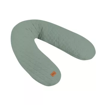 Beaba Big Flopsy Still- und Schwangerschaftskissen Fleur de Coton Sage Green